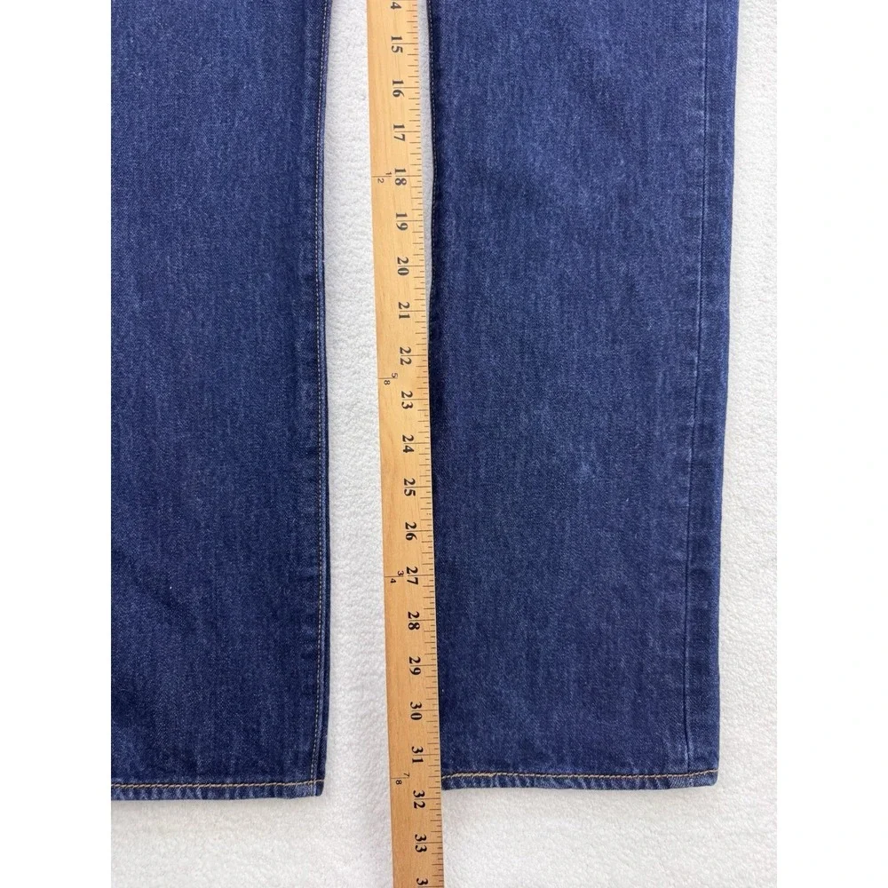 Levis 501 Jeans Men 30x32 Blue Distressed Straight Leg Button Fly‎ Denim